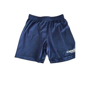 Capelli Embroidery Logo Sport Training Shorts Kids Boys Navy Blue Soccer SZ XS